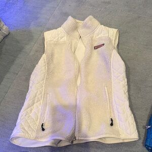 Cream Quilted Vest